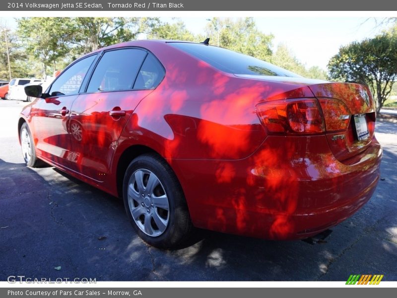 Tornado Red / Titan Black 2014 Volkswagen Jetta SE Sedan