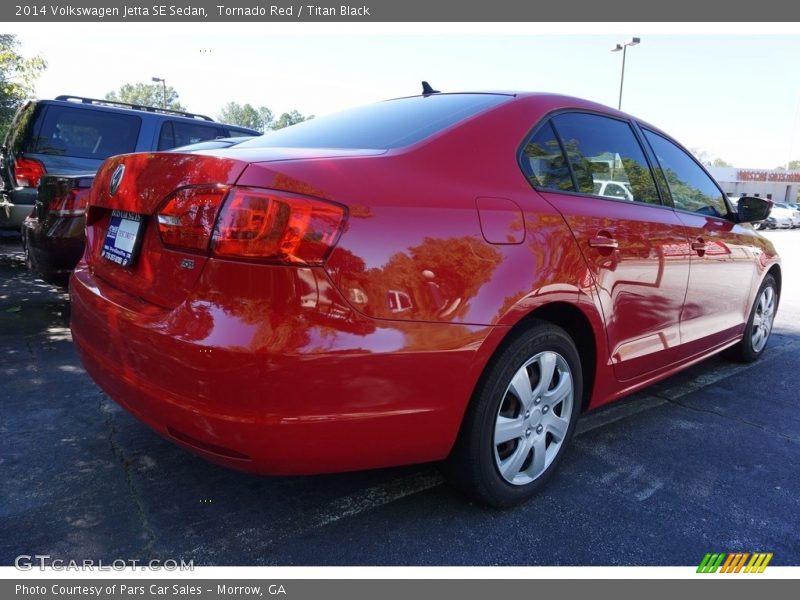 Tornado Red / Titan Black 2014 Volkswagen Jetta SE Sedan