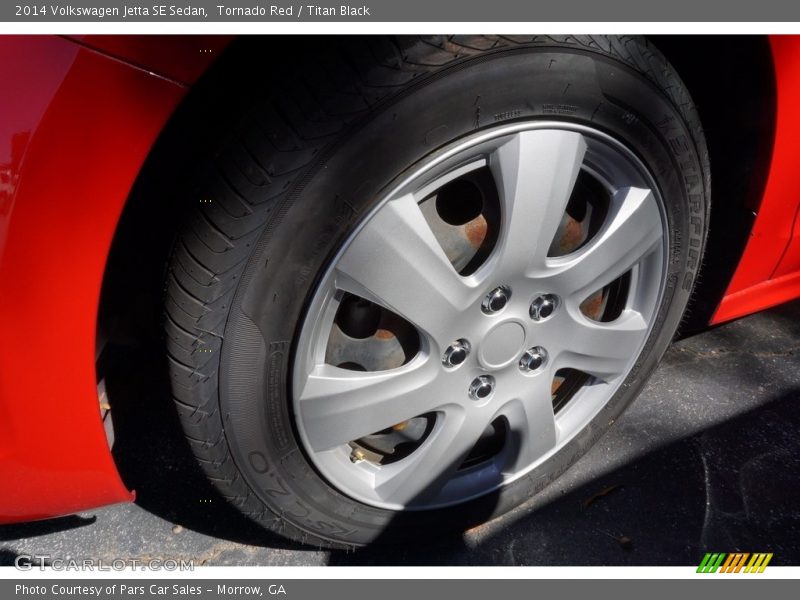 Tornado Red / Titan Black 2014 Volkswagen Jetta SE Sedan