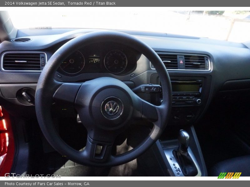 Tornado Red / Titan Black 2014 Volkswagen Jetta SE Sedan