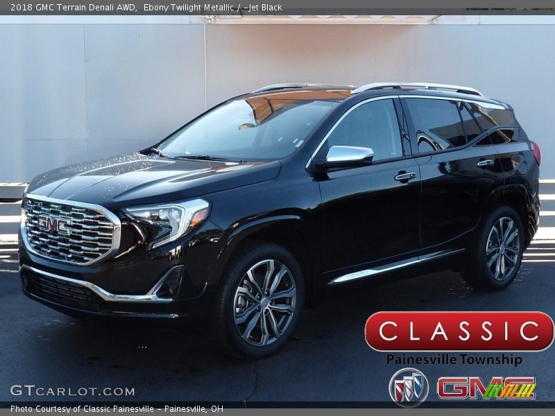 Ebony Twilight Metallic / ­Jet Black 2018 GMC Terrain Denali AWD