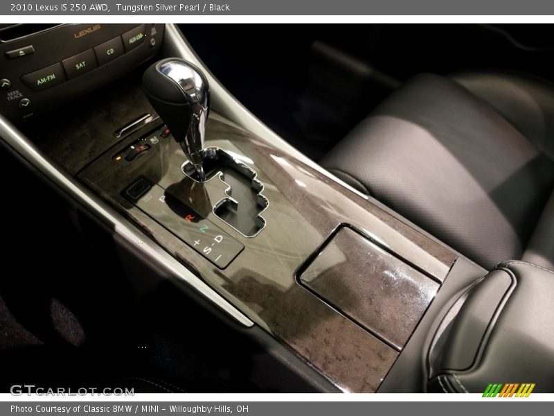 Tungsten Silver Pearl / Black 2010 Lexus IS 250 AWD