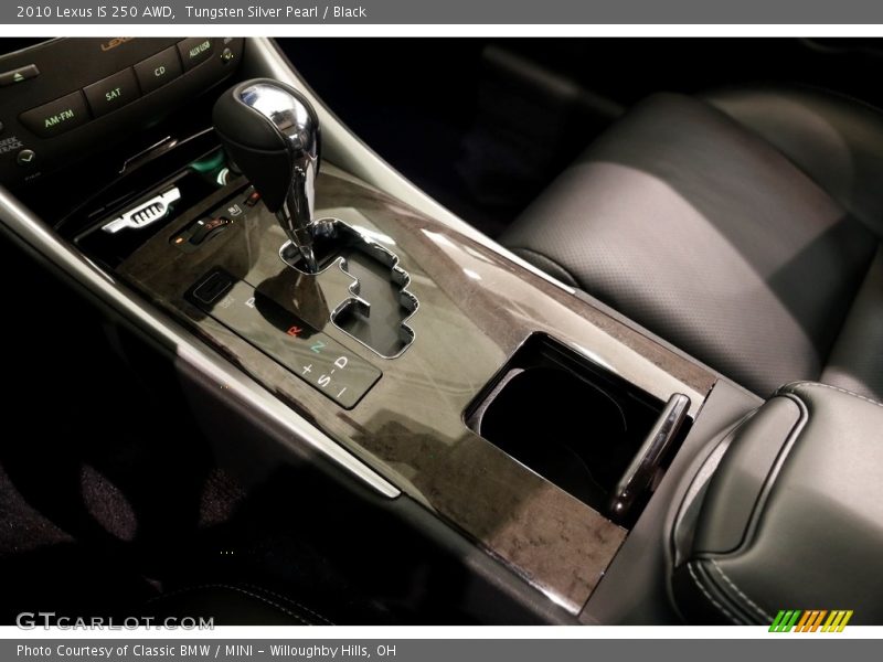 Tungsten Silver Pearl / Black 2010 Lexus IS 250 AWD