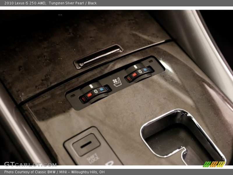 Tungsten Silver Pearl / Black 2010 Lexus IS 250 AWD