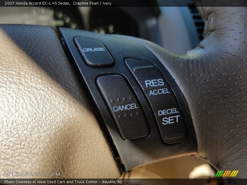 Graphite Pearl / Ivory 2007 Honda Accord EX-L V6 Sedan