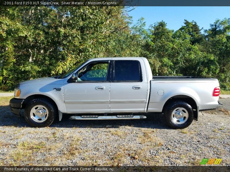 Silver Metallic / Medium Graphite 2001 Ford F150 XLT SuperCrew