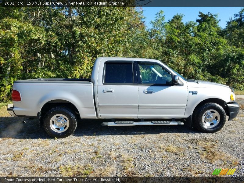 Silver Metallic / Medium Graphite 2001 Ford F150 XLT SuperCrew