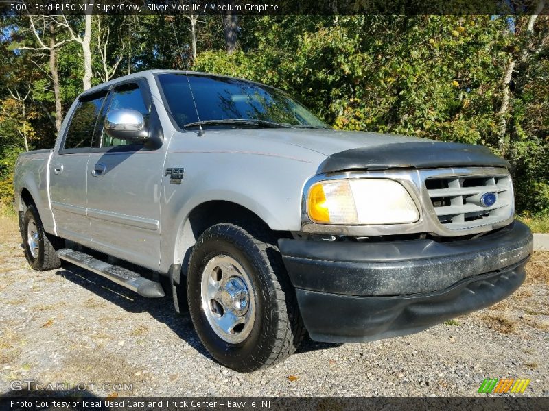 Silver Metallic / Medium Graphite 2001 Ford F150 XLT SuperCrew