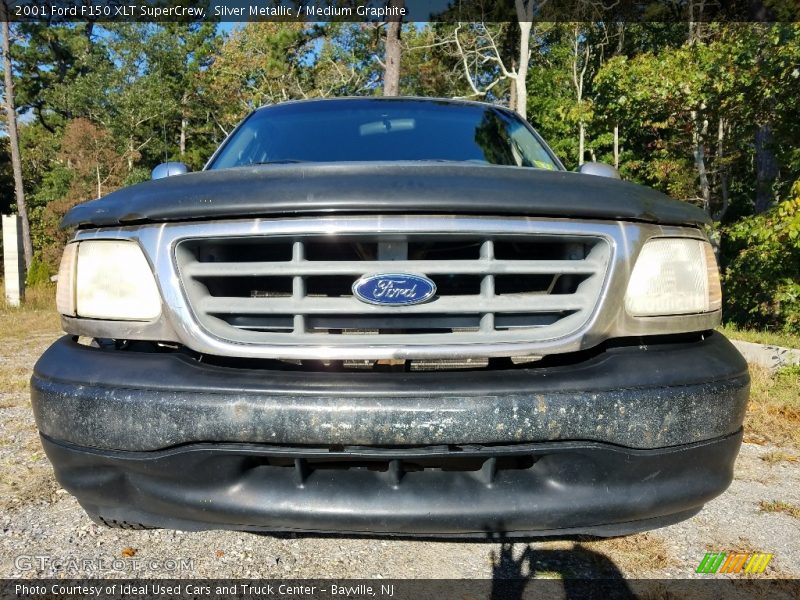 Silver Metallic / Medium Graphite 2001 Ford F150 XLT SuperCrew