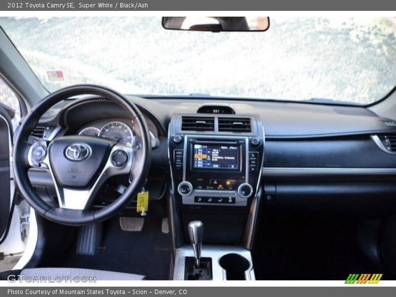 Super White / Black/Ash 2012 Toyota Camry SE