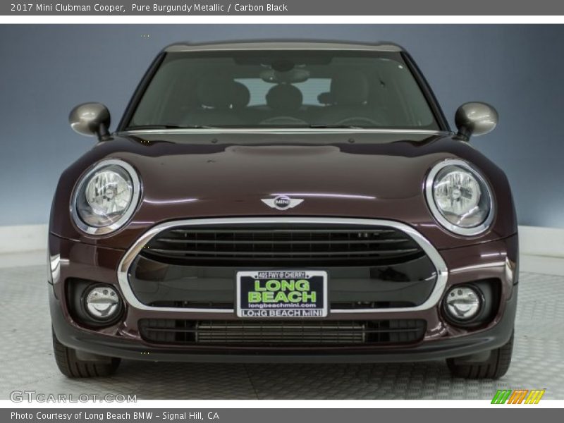 Pure Burgundy Metallic / Carbon Black 2017 Mini Clubman Cooper