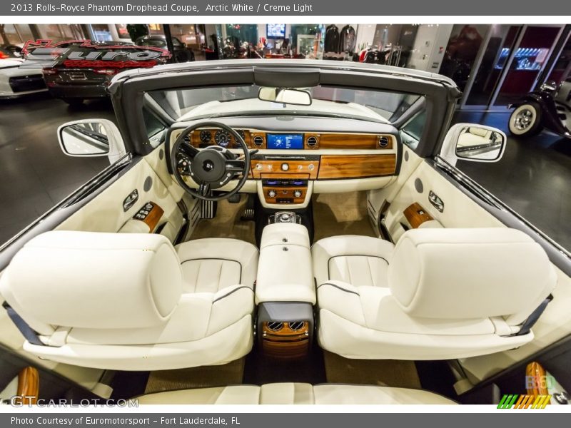 Arctic White / Creme Light 2013 Rolls-Royce Phantom Drophead Coupe