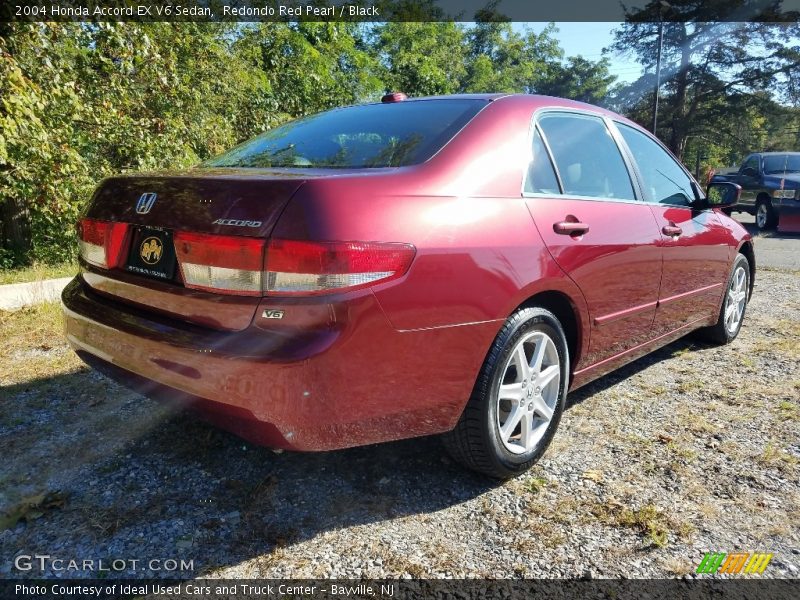 Redondo Red Pearl / Black 2004 Honda Accord EX V6 Sedan