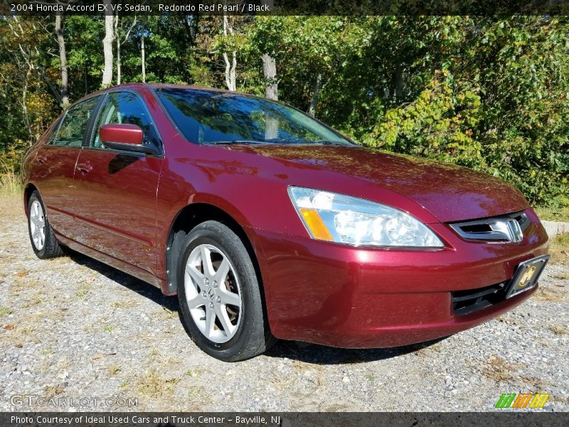 Redondo Red Pearl / Black 2004 Honda Accord EX V6 Sedan