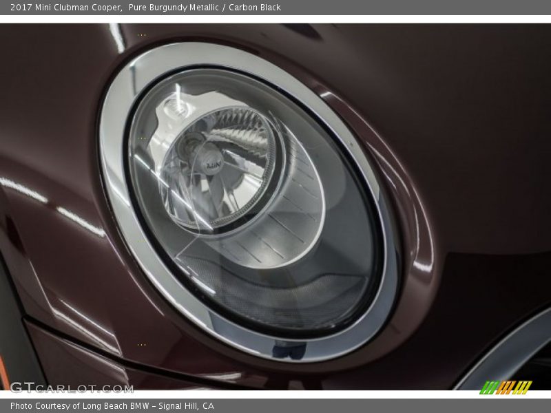 Pure Burgundy Metallic / Carbon Black 2017 Mini Clubman Cooper