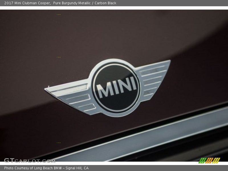 Pure Burgundy Metallic / Carbon Black 2017 Mini Clubman Cooper