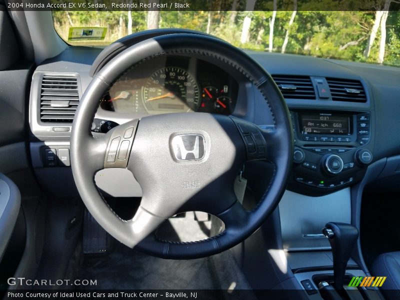 Redondo Red Pearl / Black 2004 Honda Accord EX V6 Sedan