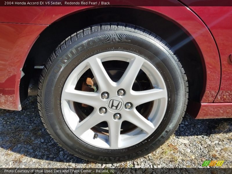 Redondo Red Pearl / Black 2004 Honda Accord EX V6 Sedan