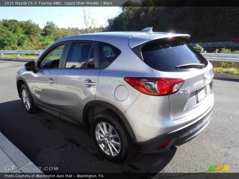 Liquid Silver Metallic / Black 2015 Mazda CX-5 Touring AWD