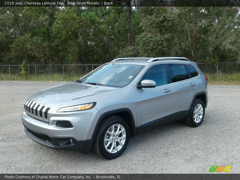 Billet Silver Metallic / Black 2018 Jeep Cherokee Latitude Plus