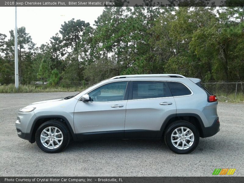 Billet Silver Metallic / Black 2018 Jeep Cherokee Latitude Plus