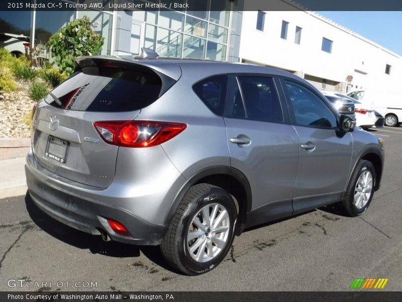 Liquid Silver Metallic / Black 2015 Mazda CX-5 Touring AWD
