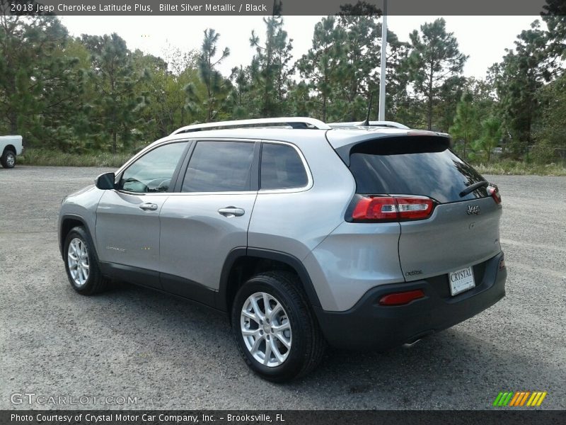 Billet Silver Metallic / Black 2018 Jeep Cherokee Latitude Plus