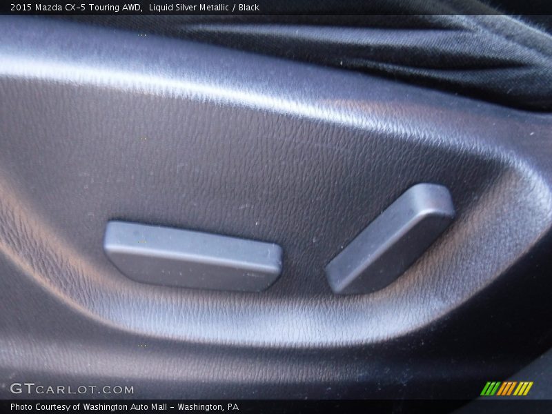 Liquid Silver Metallic / Black 2015 Mazda CX-5 Touring AWD