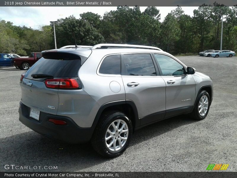 Billet Silver Metallic / Black 2018 Jeep Cherokee Latitude Plus