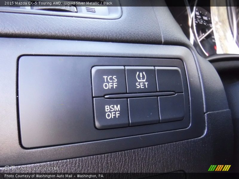 Liquid Silver Metallic / Black 2015 Mazda CX-5 Touring AWD