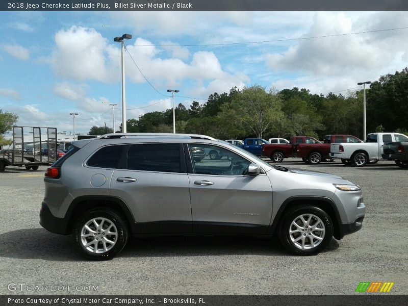 Billet Silver Metallic / Black 2018 Jeep Cherokee Latitude Plus