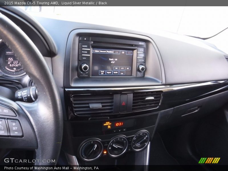 Liquid Silver Metallic / Black 2015 Mazda CX-5 Touring AWD