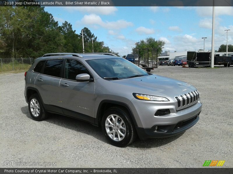 Billet Silver Metallic / Black 2018 Jeep Cherokee Latitude Plus