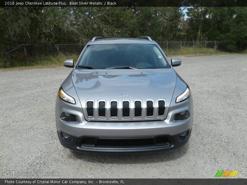 Billet Silver Metallic / Black 2018 Jeep Cherokee Latitude Plus
