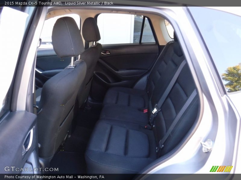Liquid Silver Metallic / Black 2015 Mazda CX-5 Touring AWD