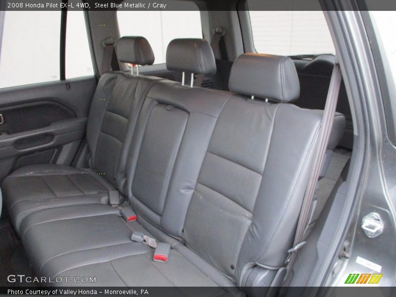 Steel Blue Metallic / Gray 2008 Honda Pilot EX-L 4WD