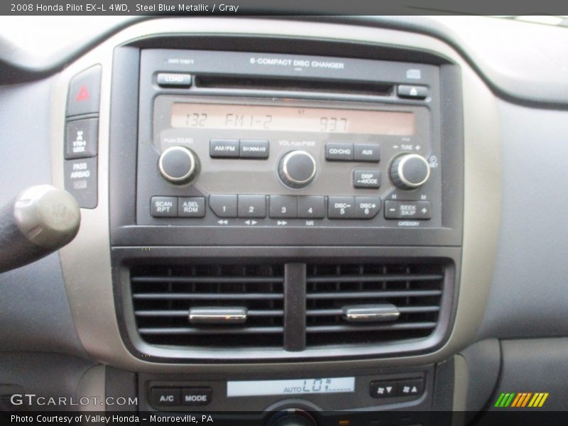 Steel Blue Metallic / Gray 2008 Honda Pilot EX-L 4WD