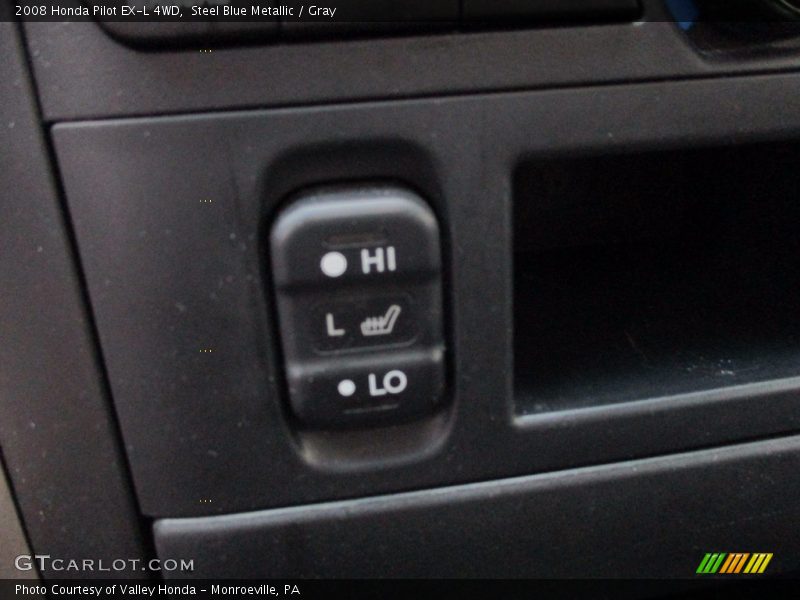 Steel Blue Metallic / Gray 2008 Honda Pilot EX-L 4WD