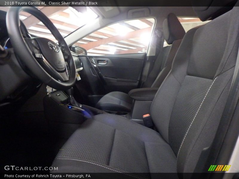 Classic Silver Metallic / Black 2018 Toyota Corolla iM