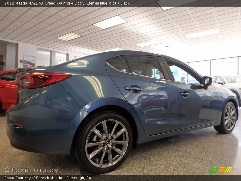 Eternal Blue Mica / Black 2018 Mazda MAZDA3 Grand Touring 4 Door