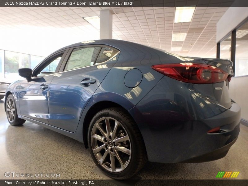 Eternal Blue Mica / Black 2018 Mazda MAZDA3 Grand Touring 4 Door
