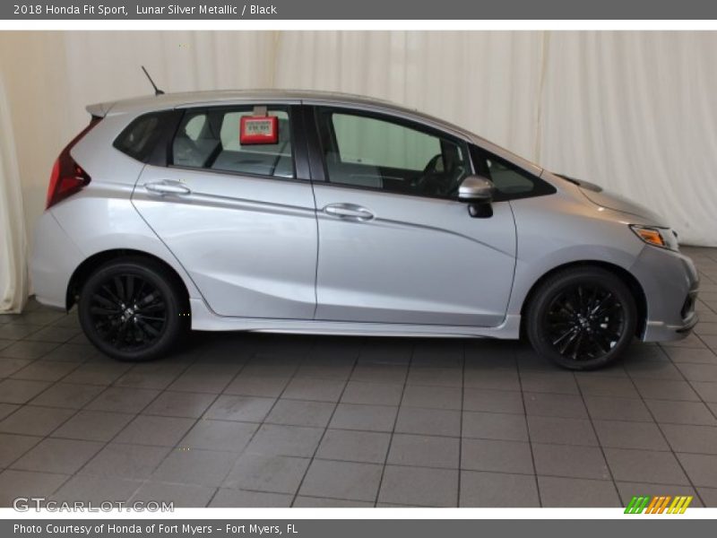 Lunar Silver Metallic / Black 2018 Honda Fit Sport