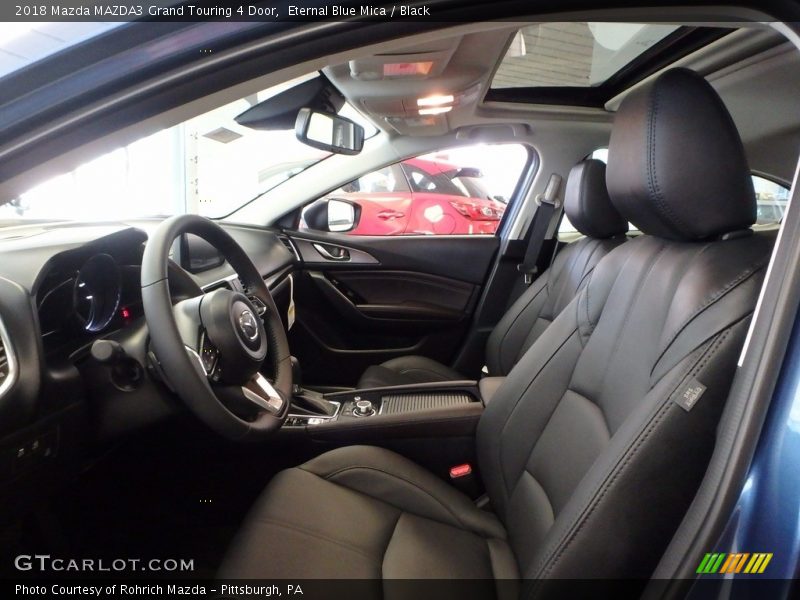 Eternal Blue Mica / Black 2018 Mazda MAZDA3 Grand Touring 4 Door