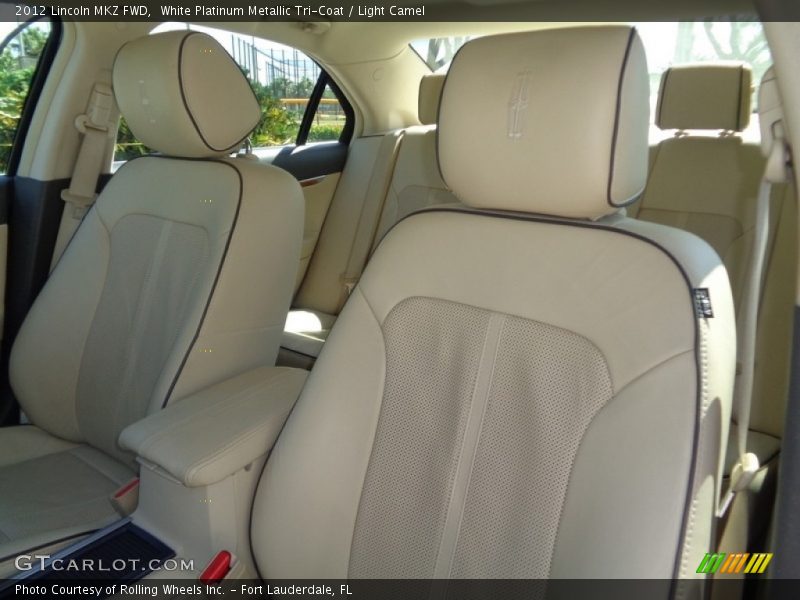 White Platinum Metallic Tri-Coat / Light Camel 2012 Lincoln MKZ FWD