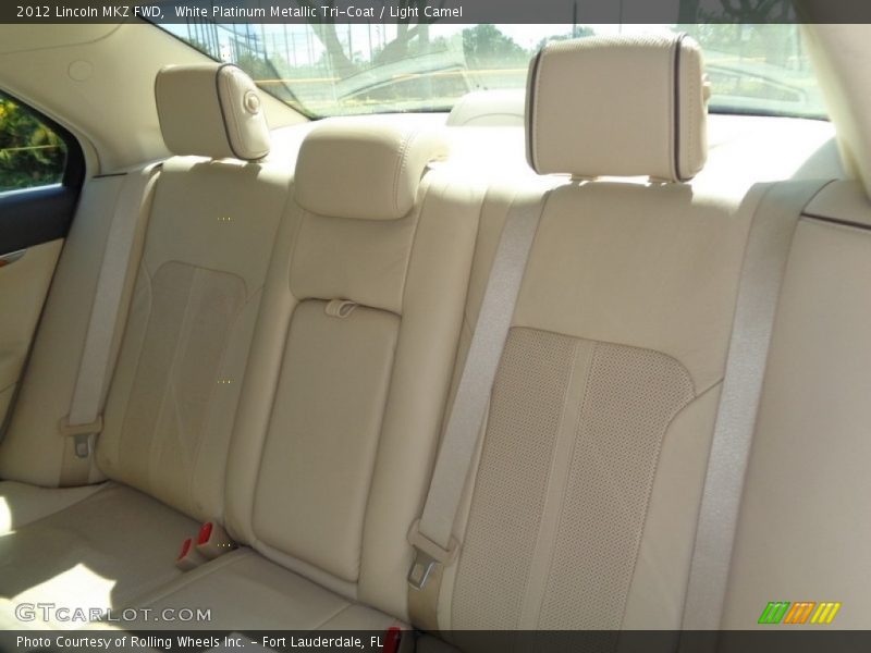White Platinum Metallic Tri-Coat / Light Camel 2012 Lincoln MKZ FWD