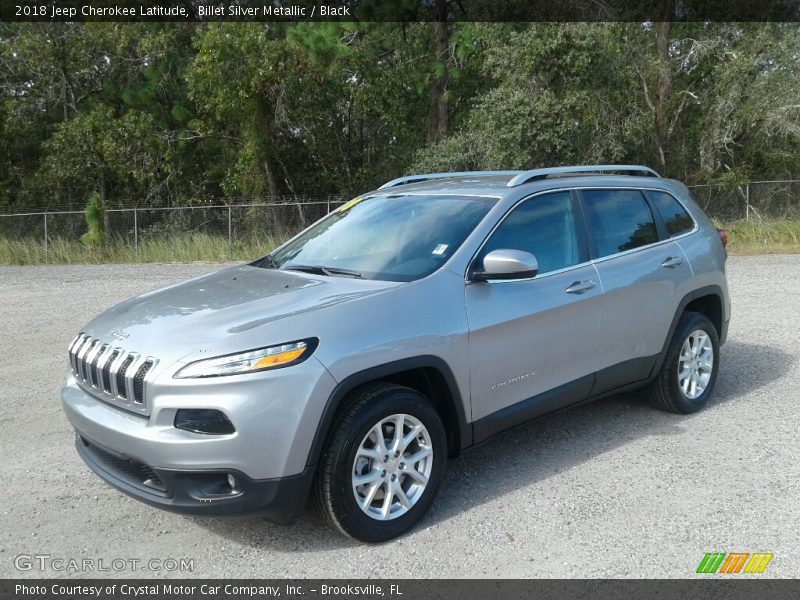 Billet Silver Metallic / Black 2018 Jeep Cherokee Latitude