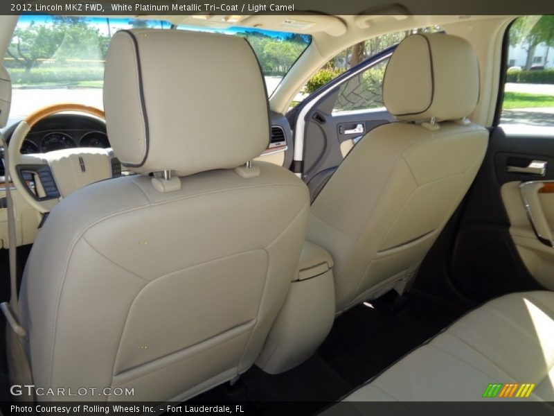 White Platinum Metallic Tri-Coat / Light Camel 2012 Lincoln MKZ FWD
