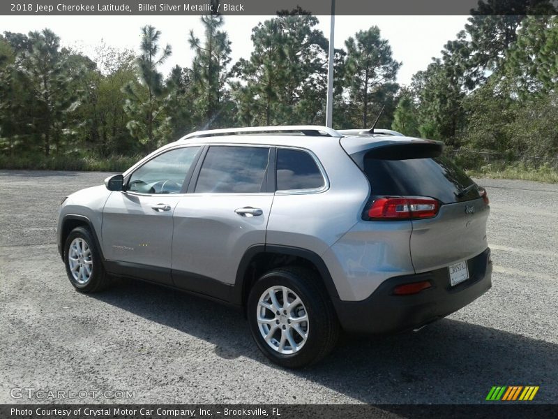 Billet Silver Metallic / Black 2018 Jeep Cherokee Latitude