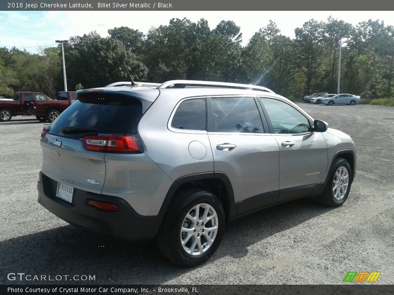 Billet Silver Metallic / Black 2018 Jeep Cherokee Latitude