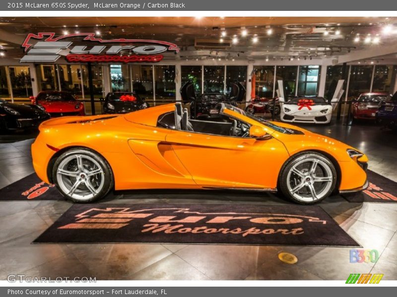 McLaren Orange / Carbon Black 2015 McLaren 650S Spyder